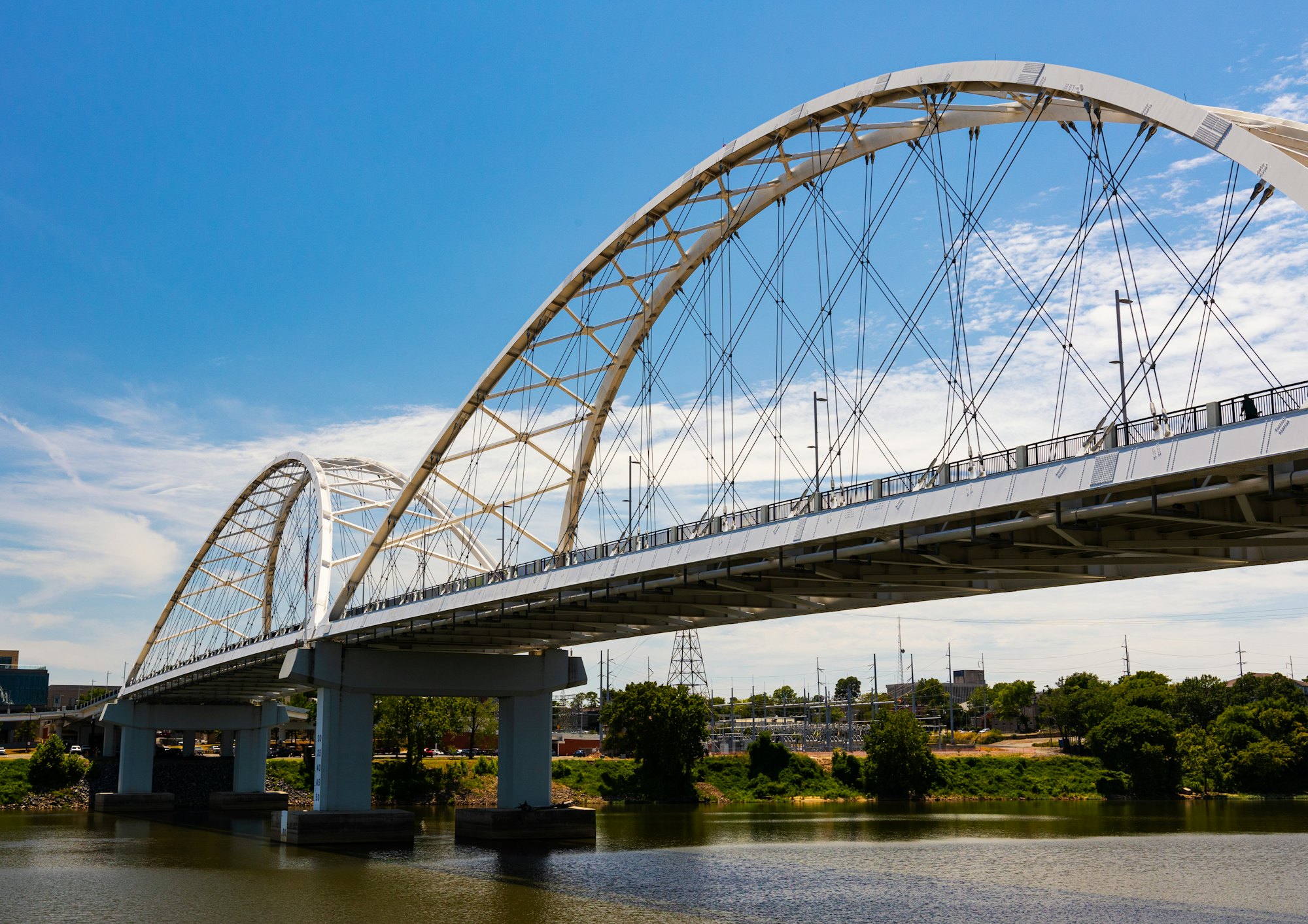The Broadway Bridge in Little Rock